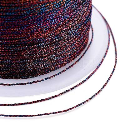 Polyester Braided Metallic Thread OCOR-I007-B-25-1