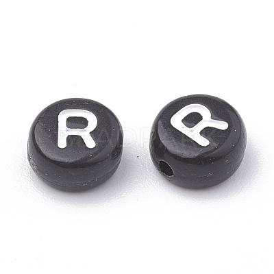 Opaque Acrylic Beads SACR-N002-02R-1