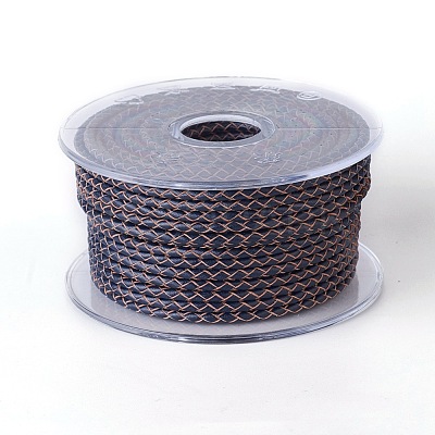 Braided Cowhide Cord WL-I004-3mm-D-18-1