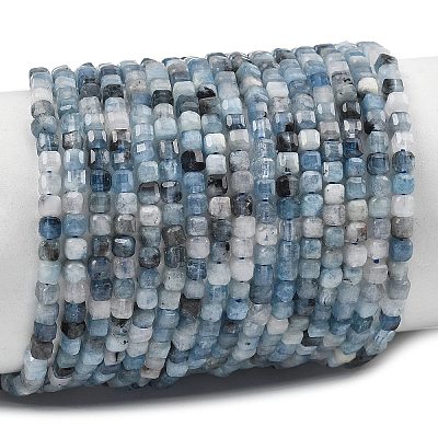Natural Devil Blue Aquamarine Beads Strands G-NH0073-C01-3mm-1
