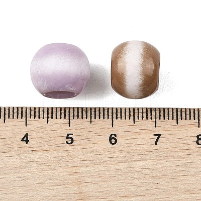 Opaque Acrylic European Beads OACR-Z036-05A-01-1