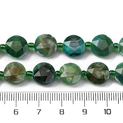 Dyed & Heated Natural Fire Crackle Agate Beads Strands G-C116-A177-01-1
