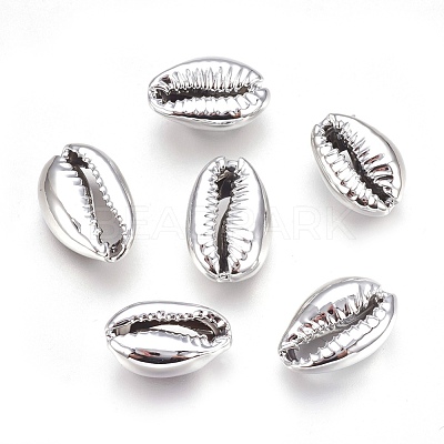 Electroplated Shell Beads BSHE-O017-13P-1