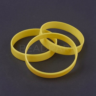 Silicone Wristbands Bracelets BJEW-J176-A-19-1