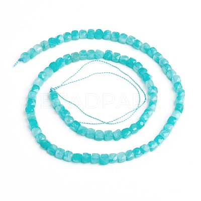 Natural Amazonite Beads Strands G-E560-A02-4mm-1