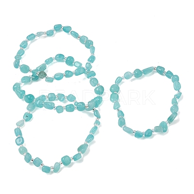 Natural Amazonite Beads Bracelets GG-CBA05D5-02A-07A-1