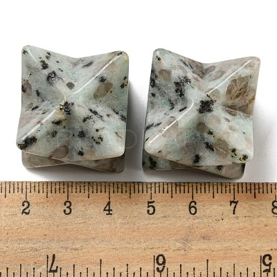 Natural Sesame Jasper/Kiwi Jasper Beads G-A206-01B-62-1