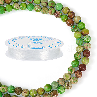 DIY Natural Regalite/Imperial Jasper/Sea Sediment Jasper Beads Bracelets Making KIts DIY-TA0002-69D-1