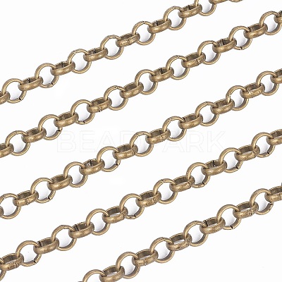 Iron Rolo Chains CHT038Y-AB-1