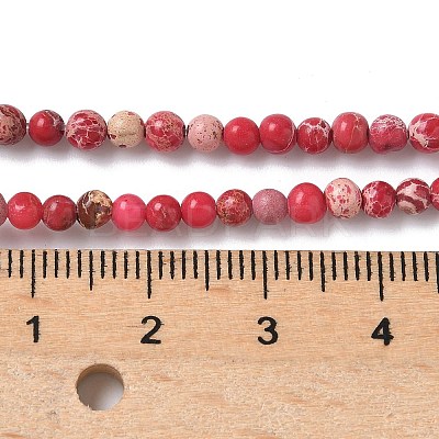 Dyed Natural Regalite/Imperial Jasper/Sea Sediment Jasper Beads Strands G-B124-C05-1