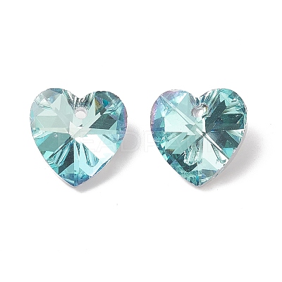 Faceted Glass Charms RGLA-L026-B10-1