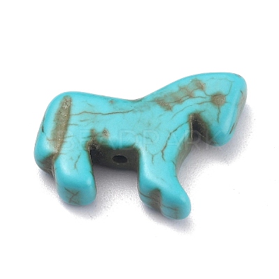 Synthetic Turquoise Gemstone Pendants X-G-B015-02-1