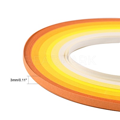 6 Colors Quilling Paper Strips DIY-J001-3mm-A-1