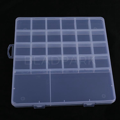 Transparent Plastic Bead Containers CON-YW0001-49C-1