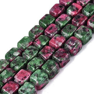 Natural Ruby in Zoisite Beads Strands G-Q608-10J-1