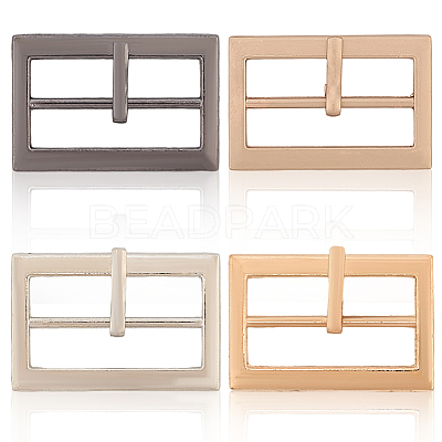 20Pcs 4 Colors Alloy Belt Buckles FIND-CL0001-36A-1