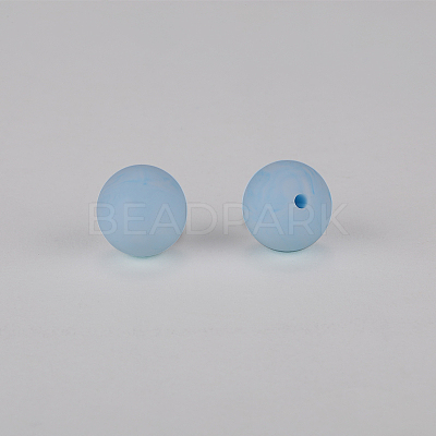 Round Silicone Focal Beads SI-JX0046A-62-1