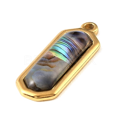 Paua Shell Pendants SSHEL-B145-01A-G-1