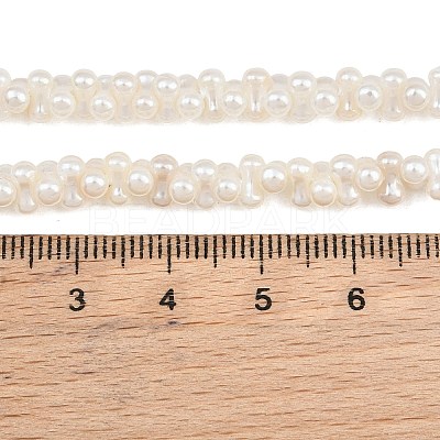 Electroplated Shell Pearl Beads Strands SH-CBA94AD-01-1