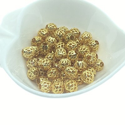 Brass Hollow Beads KK-WH0042-09D-G-1