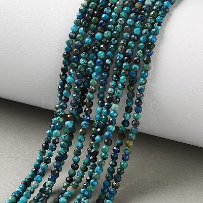 Natural Chrysocolla Beads Strands G-Z150-A05-2mm-A-1