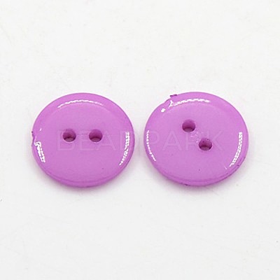 Acrylic Sewing Buttons X-BUTT-E084-E-M-1