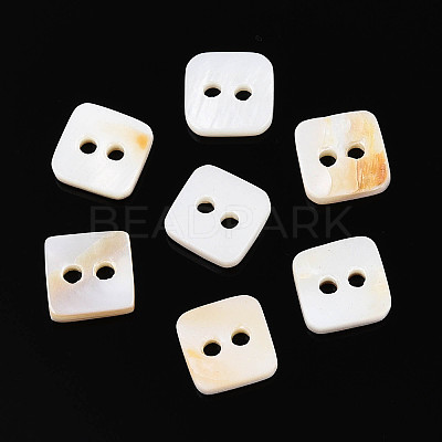 Freshwater Shell Buttons BUTT-T013-07-1