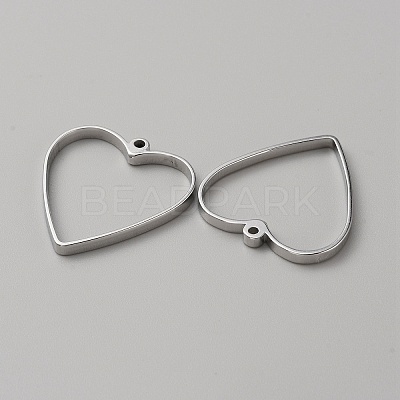 304 Stainless Steel Open Back Bezel Pendants FIND-WH0152-123A-1