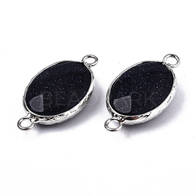 Synthetic Blue Goldstone Links/Connectors G-T131-102-01-1