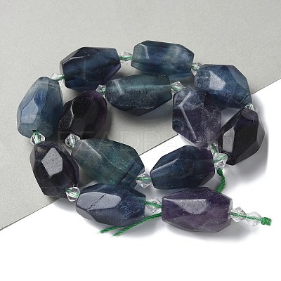 Natural Fluorite Beads Strands G-H095-A06-01-1