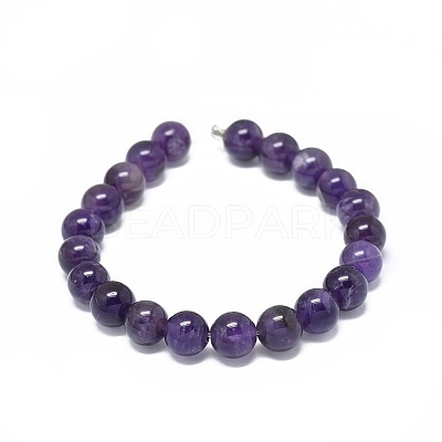 Natural Amethyst Beads Strands G-G791-11-A02-1