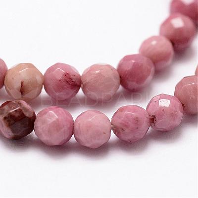 Natural Rhodonite Beads Strands G-D840-16-6mm-1