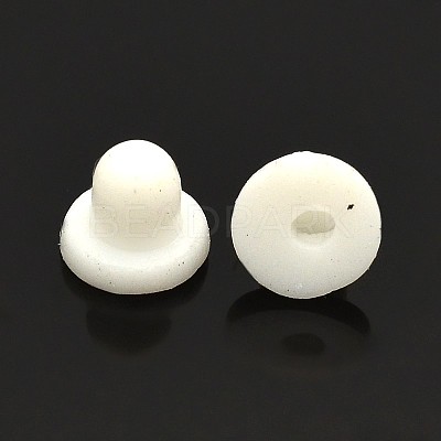 Plastic Clip on Earring Pads KY-F002-03-1
