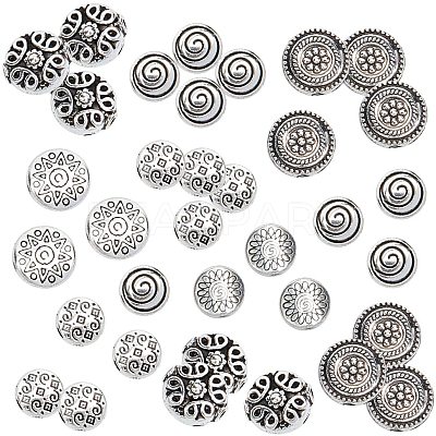 Tibetan Style Alloy Beads TIBE-PH0004-65AS-1