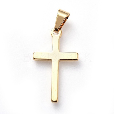 304 Stainless Steel Pendants STAS-G205-08G-1