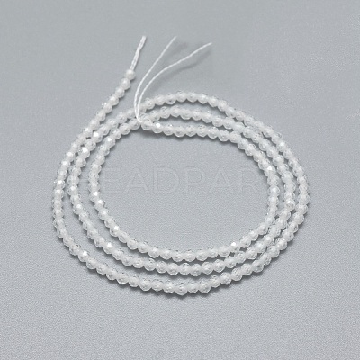 Cubic Zirconia Beads Strands G-G792-47-01A-1
