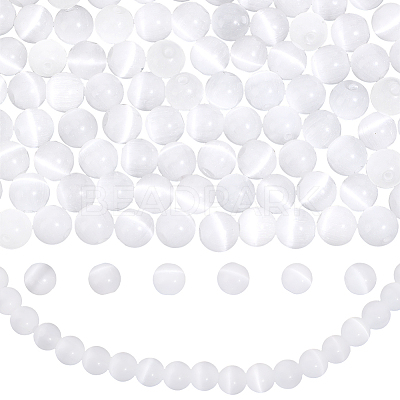 Cat Eye Beads G-PA0001-90A-04-1