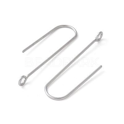 316 Surgical Stainless Steel Earring Hooks X-STAS-Z124-02D-P-1