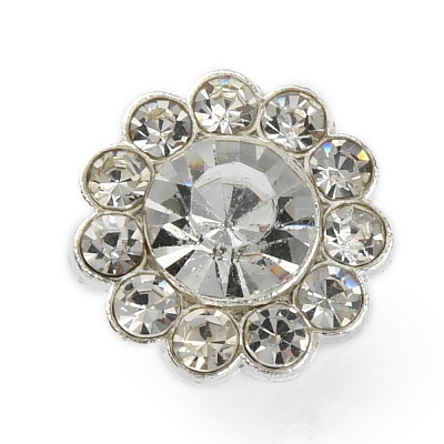 Alloy Rhinestone Shank Buttons DIY-WH0304-339-1
