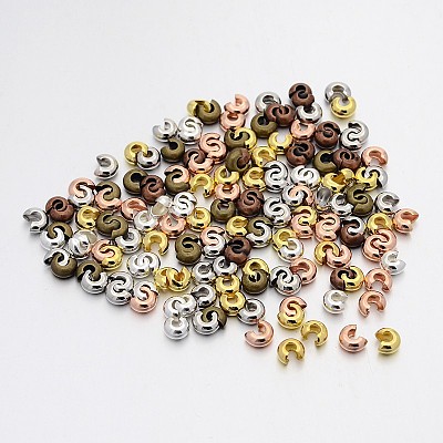 Iron Crimp Beads Covers IFIN-X0031-3mm-1