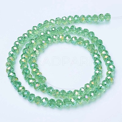 Electroplate Glass Beads Strands LS-EGLA-A034-T1mm-B11-1