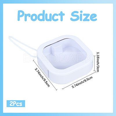 Multifunctional Plastic Pocket-Sized Push Switch Organizers Case CON-WH20006-004B-1