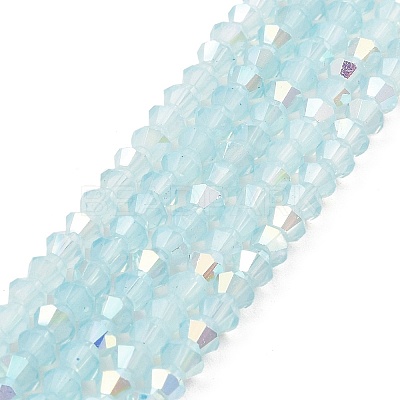 Baking Paint Glass Beads Strands X-DGLA-F029-J2mm-A07-1