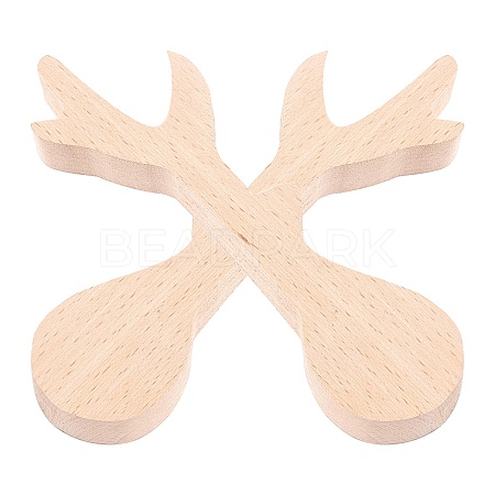 Unfinished Beech Wood Blank Spoon WOOD-WH0108-73-1