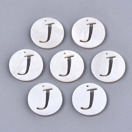 Natural Freshwater Shell Charms SHEL-S276-119J-1