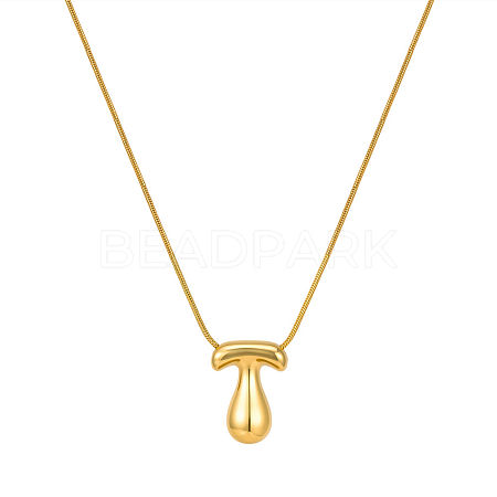 304 Stainless Steel Alphabet Pendant Necklaces for Men and Women GP1122-20-1