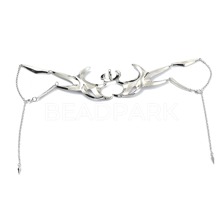 Party Alloy Face Masks AJEW-B021-02P-1