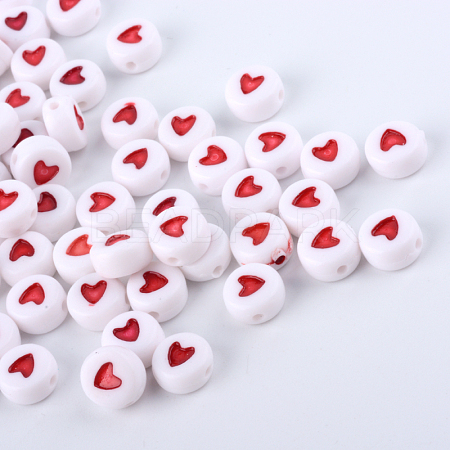Opaque Acrylic Beads SACR-Q126-07B-1