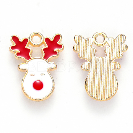 Alloy Enamel Pendants ENAM-S121-013-1