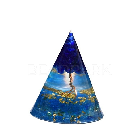 Orgonite Cone Resin Display Decorations PW-WG6E88D-01-1